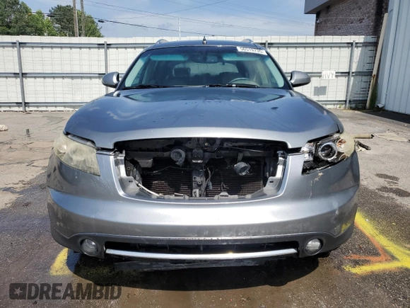 2008 Infiniti FX z VIN JNRAS08U08X102116, wystawiony jako Copart lot #56519735 z przebiegiem 217 516 mil mil oraz Szkoda całkowita • Salvage title. Historia ofert i sprzedaży dostępna na DreamBid. Obrazek 5.