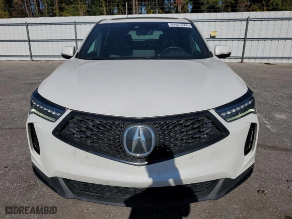 2023 Acura RDX w/A-Spec Package with VIN 5J8TC2H62PL002206, listed as a Copart auction lot 81675244 with 47,303 mi miles and Salvage Title. Bid and sale history available at carsss.com. Image 5.
