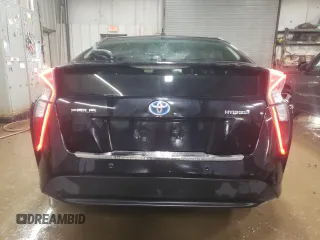 2018 Toyota Prius Two with VIN JTDKARFU3J3549423, listed as a Copart auction lot 46845505 with 82,485 mi miles and Salvage Title. Bid and sale history available at carsss.com. Image 6.