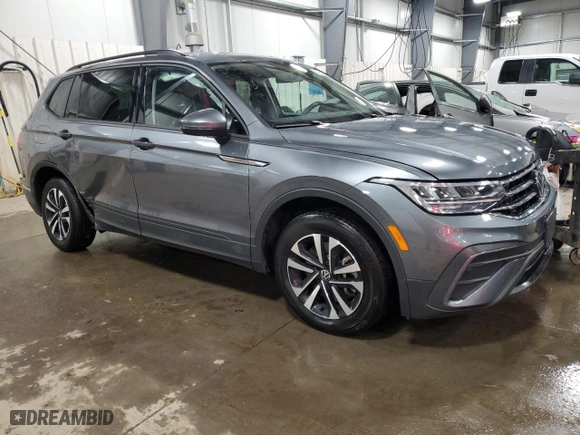 2022 Volkswagen Tiguan S with VIN 3VV0B7AX3NM116958, listed as a Copart auction lot 83080384 with 26,828 mi miles and Salvage Title. Bid and sale history available at carsss.com. Image 4.