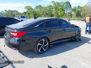 2019 Honda Accord Sedan Sport 1.5T with VIN 1HGCV1F34KA072372, listed as a IAAI auction lot 41433207 with 47,002 mi miles. Bid and sale history available at carsss.com. Image 4.