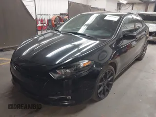 2015 Dodge Dart SXT with VIN 1C3CDFBB5FD406848, listed as a IAAI auction lot 41899903 with 196,332 mi miles. Bid and sale history available at carsss.com. Image 2.