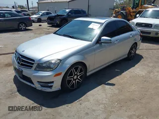 2014 Mercedes-Benz C 250 Sport with VIN WDDGF4HB5ER307781, listed as a IAAI auction lot 42223138 with 186,457 mi miles and . Bid and sale history available at DreamBid. Image 2.