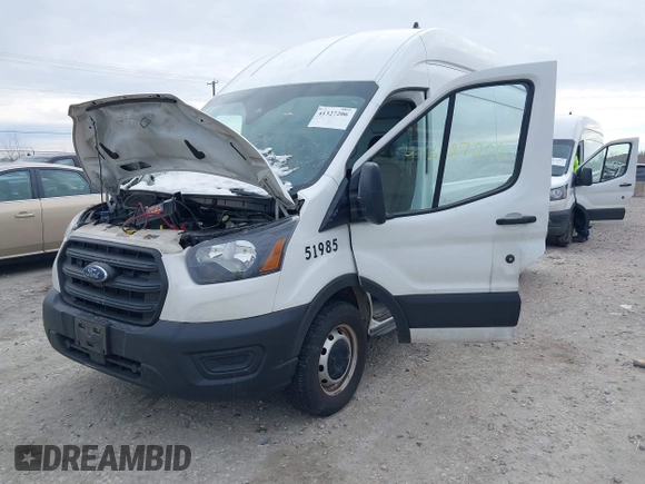 2020 Ford Transit Cargo with VIN 1FTBR3X85LKB51985, listed as a IAAI auction lot 41327206 with 206,896 mi miles and . Bid and sale history available at carsss.com. Image 6.