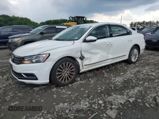 2017 Volkswagen Passat SE with VIN 1VWBT7A36HC086455, listed as a Copart auction lot 62991375 with 117,050 mi miles and Salvage title. Bid and sale history available at DreamBid. Image 1.