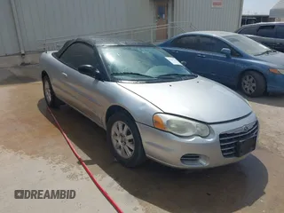 2005 Chrysler Sebring GTC with VIN 1C3EL75R65N503768, listed as a IAAI auction lot 41789706 with 122,057 mi miles and . Bid and sale history available at DreamBid. Image 1.