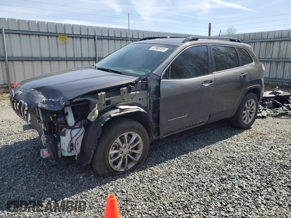 2022 Jeep Cherokee Latitude Lux with VIN 1C4PJMMN4ND503829, listed as a Copart auction lot 52988705 with 55,385 mi miles and Salvage title. Bid and sale history available at DreamBid. Image 1.