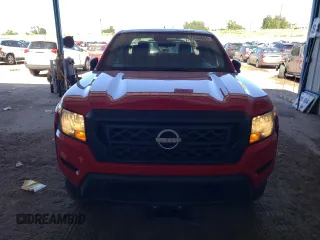 2022 Nissan Frontier S with VIN 1N6ED1EK5NN670872, listed as a Copart auction lot 71964864 with 27,733 mi miles and Salvage Title. Bid and sale history available at carsss.com. Image 5.