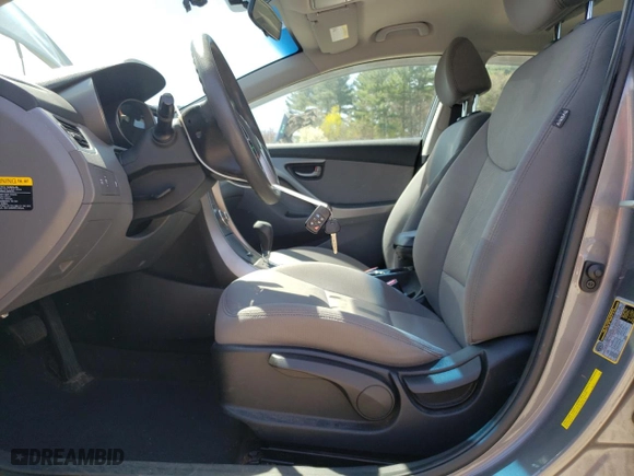 2013 Hyundai Elantra GLS with VIN 5NPDH4AE8DH400215, listed as a Copart auction lot 53692975 with 56,184 mi miles and Clean Title. Bid and sale history available at carsss.com. Image 7.