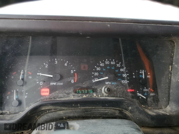 1998 Jeep Wrangler Sport with VIN 1J4FY19S7WP775578, listed as a Copart auction lot 43420485 with 157,316 mi miles and Salvage Title. Bid and sale history available at carsss.com. Image 9.