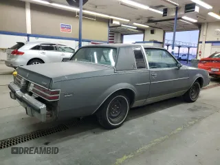 1987 Buick Regal with VIN 1G4GM11Y8HP404224, listed as a Copart auction lot 81828764 with 74,368 mi miles and Salvage Title. Bid and sale history available at DreamBid. Image 3.