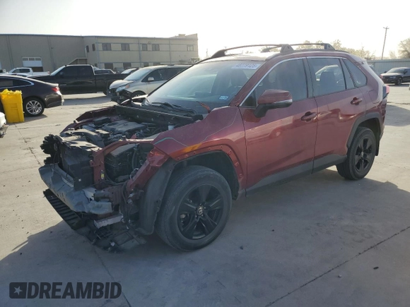 2021 Toyota RAV4 XLE with VIN 2T3W1RFV0MW167202, listed as a Copart auction lot 48779125 with 71,349 mi miles and Salvage Title. Bid and sale history available at carsss.com. Image 1.