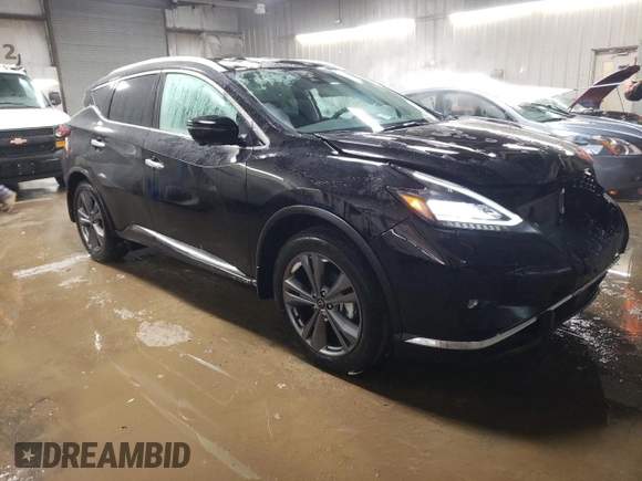 2024 Nissan Murano Platinum with VIN 5N1AZ2DS6RC109474, listed as a Copart auction lot 87940455 with 5,913 mi miles and Salvage Title. Bid and sale history available at DreamBid. Image 4.