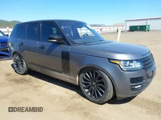 2016 Land Rover Range Rover Supercharged z VIN SALGS2EF0GA250885, wystawiony jako IAAI lot #42078236 z przebiegiem 105 292 mil mil oraz . Historia ofert i sprzedaży dostępna na DreamBid. Obrazek 1.