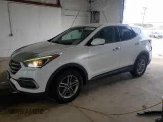 2018 Hyundai Santa Fe 2.4L z VIN 5NMZTDLB6JH061261, wystawiony jako Copart lot #56548335 z przebiegiem 157 885 mil mil oraz Szkoda całkowita • Salvage title. Historia ofert i sprzedaży dostępna na DreamBid. Obrazek 1.
