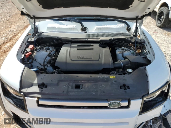 2021 Land Rover Defender S with VIN SALEJ7RX8M2039045, listed as a Copart auction lot 50757545 with 35,904 mi miles and Salvage title. Bid and sale history available at DreamBid. Image 12.