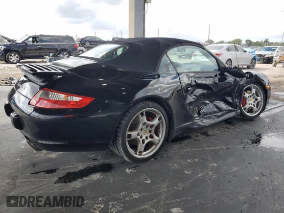2005 Porsche 911 Carrera S with VIN WP0CB29935S765395, listed as a Copart auction lot 47472855 with 46,271 mi miles and Salvage Title. Bid and sale history available at DreamBid. Image 3.
