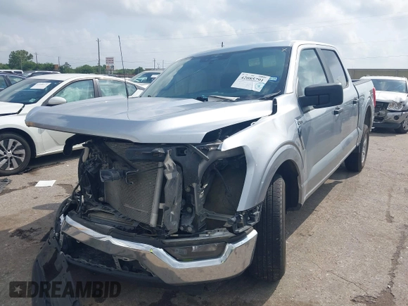 2023 Ford F-150 XL with VIN 1FTEW1C80PFA34183, listed as a IAAI auction lot 42085791 with 60,454 mi miles and . Bid and sale history available at DreamBid. Image 17.