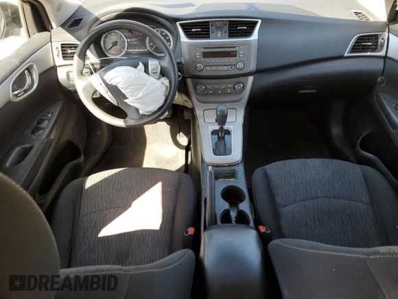 2014 Nissan Sentra SV with VIN 1N4AB7AP3EN855147, listed as a Copart auction lot 49116175 with 153,345 mi miles and Salvage Title. Bid and sale history available at DreamBid. Image 8.
