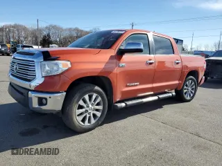 2017 Toyota Tundra 4WD Limited with VIN 5TFHW5F12HX611178, listed as a Copart auction lot 48778095 with 106,704 mi miles and Salvage Title. Bid and sale history available at carsss.com. Image 1.