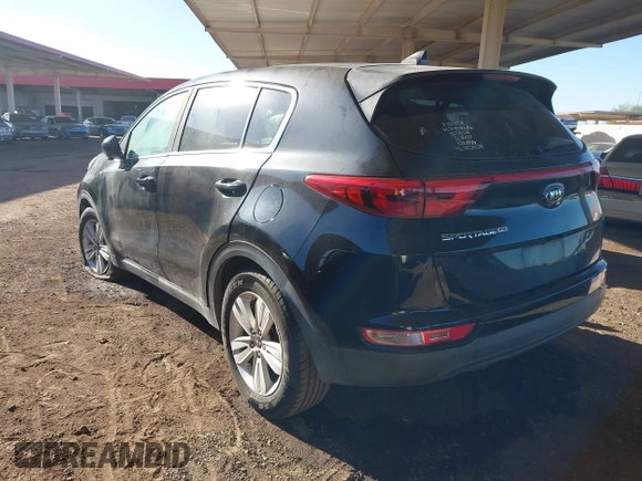 2018 Kia Sportage LX with VIN KNDPM3AC9J7430373, listed as a IAAI auction lot 41265761 with 132,604 mi miles and . Bid and sale history available at carsss.com. Image 3.