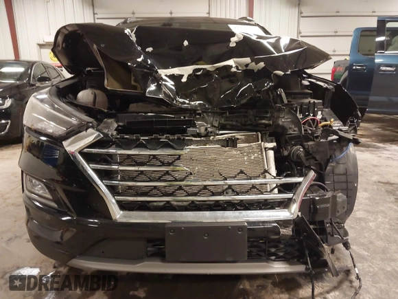 2021 Hyundai Tucson Limited with VIN KM8J3CAL6MU385001, listed as a IAAI auction lot 42230850 with 30,439 mi miles and . Bid and sale history available at DreamBid. Image 13.