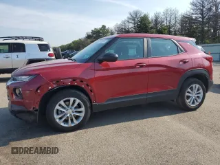 2021 Chevrolet TrailBlazer LS with VIN KL79MMS28MB130150, listed as a Copart auction lot 59362944 with 38,755 mi miles and Salvage Title. Bid and sale history available at DreamBid. Image 1.