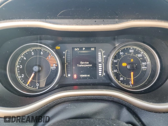 2016 Jeep Cherokee Latitude with VIN 1C4PJMCS1GW310942, listed as a Copart auction lot 48209315 with 153,448 mi miles and Salvage Title. Bid and sale history available at carsss.com. Image 9.
