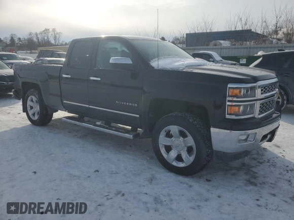 2014 Chevrolet Silverado 1500 LTZ with VIN 1GCVKSEC1EZ156081, listed as a Copart auction lot 41831735 with 107,961 mi miles and Salvage Title. Bid and sale history available at DreamBid. Image 4.