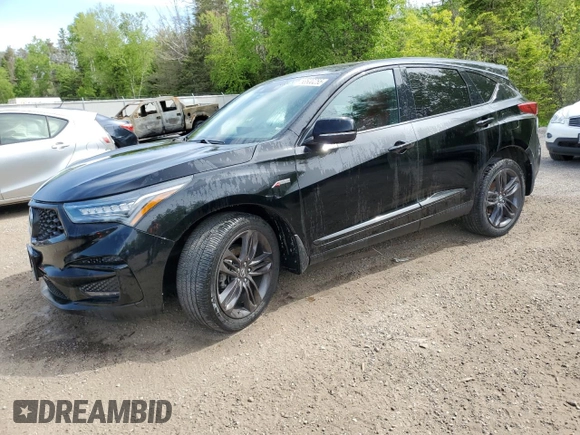 2021 Acura RDX w/A-Spec Package z VIN 5J8TC2H62ML804847, wystawiony jako Copart lot #58600255 z przebiegiem 84 379 mil mil oraz Szkoda całkowita • Salvage title. Historia ofert i sprzedaży dostępna na DreamBid. Obrazek 1.