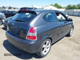 2007 Hyundai Accent SE with VIN KMHCN36C37U031369, listed as a IAAI auction lot 42093760 with 95,919 mi miles. Bid and sale history available at carsss.com. Image 4.