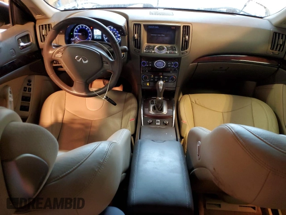 2012 Infiniti G37 with VIN JN1CV6FE3CM203176, listed as a Copart auction lot 41414405 with 131,361 mi miles and Salvage Title. Bid and sale history available at DreamBid. Image 8.