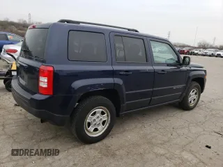 2016 Jeep Patriot Sport with VIN 1C4NJPBAXGD702833, listed as a Copart auction lot 53583025 with 127,583 mi miles and Clean Title. Bid and sale history available at carsss.com. Image 3.