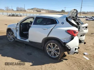 2020 BMW X2 xDrive28i with VIN WBXYJ1C04L5P43529, listed as a Copart auction lot 46868775 with 0 mi miles and Salvage Title. Bid and sale history available at carsss.com. Image 2.