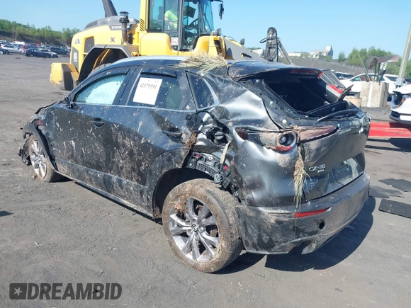 2023 Mazda CX-30 S Carbon Edition with VIN 3MVDMBCM6PM510231, listed as a IAAI auction lot 42579591 with 29,240 mi miles and . Bid and sale history available at DreamBid. Image 3.