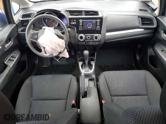 2019 Honda Fit LX with VIN 3HGGK5H46KM749562, listed as a Copart auction lot 60682645 with 45,426 mi miles and Salvage title. Bid and sale history available at DreamBid. Image 8.