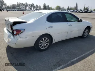 2002 Lexus ES 300 z VIN JTHBF30GX25014756, wystawiony jako Copart lot #59899805 z przebiegiem 158 702 mil mil oraz Szkoda całkowita • Salvage title. Historia ofert i sprzedaży dostępna na DreamBid. Obrazek 3.
