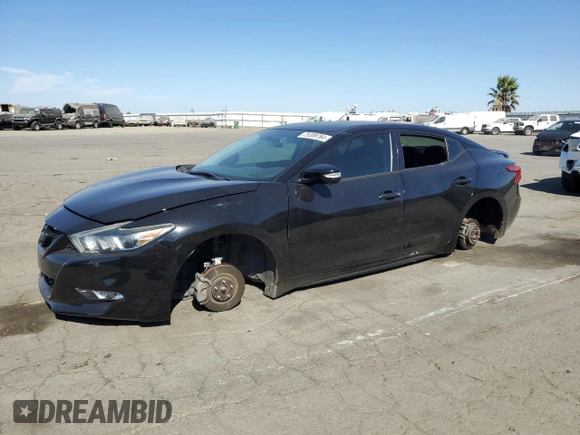 2018 Nissan Maxima SR with VIN 1N4AA6AP9JC371440, listed as a Copart auction lot 75309784 with 68,459 mi miles and Salvage Title. Bid and sale history available at carsss.com. Image 1.