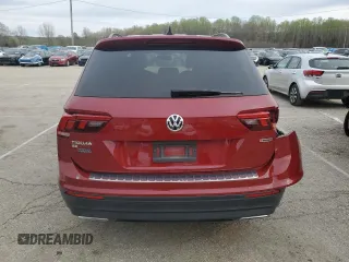 2019 Volkswagen Tiguan SE with VIN 3VV2B7AX0KM141613, listed as a Copart auction lot 51984065 with 45,125 mi miles and Salvage Title. Bid and sale history available at DreamBid. Image 6.