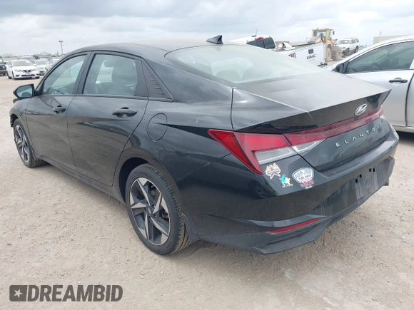 2023 Hyundai Elantra SEL with VIN KMHLS4AG2PU575872, listed as a IAAI auction lot 41878999 with 42,448 mi miles and . Bid and sale history available at DreamBid. Image 3.