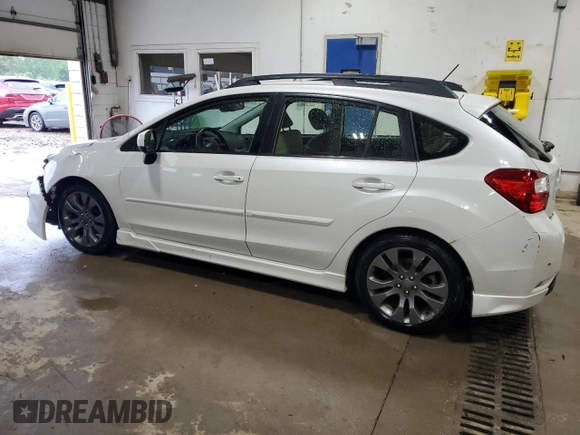 2013 Subaru Impreza Special Sports Premium with VIN JF1GPAL61D2827098, listed as a Copart auction lot 62030425 with 161,116 mi miles and Salvage title. Bid and sale history available at DreamBid. Image 2.
