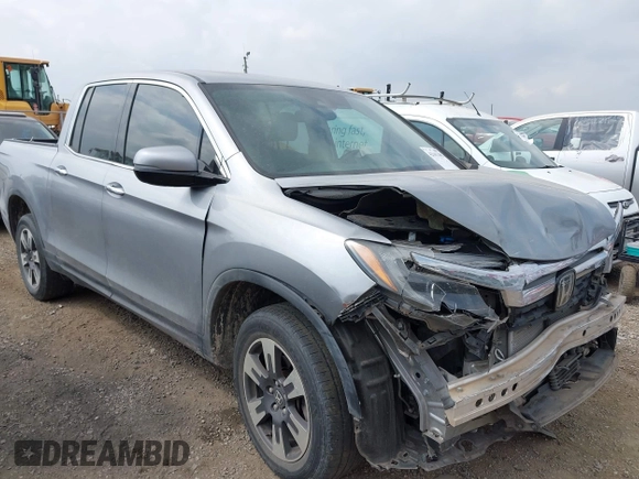 2019 Honda Ridgeline RTL-E with VIN 5FPYK3F73KB006244, listed as a IAAI auction lot 42167460 with 53,498 mi miles and . Bid and sale history available at DreamBid. Image 1.