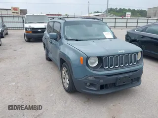 2017 Jeep Renegade Latitude with VIN ZACCJABB7HPG62825, listed as a IAAI auction lot 41919378 with 105,184 mi miles and . Bid and sale history available at DreamBid. Image 1.