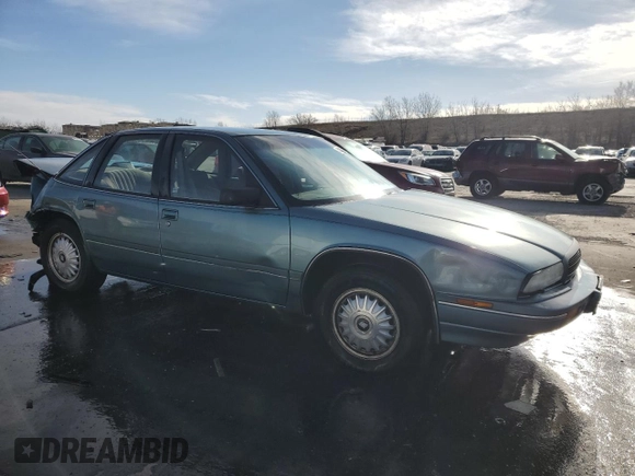 1994 Buick Regal with VIN 2G4WB55L1R1464688, listed as a Copart auction lot 48511405 with 123,944 mi miles and Salvage Title. Bid and sale history available at DreamBid. Image 4.