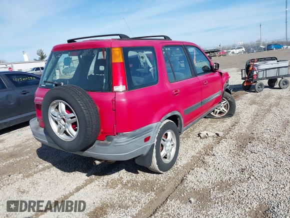 2001 Honda CR-V EX with VIN JHLRD18601C050474, listed as a IAAI auction lot 41553040 with 191,958 mi miles. Bid and sale history available at carsss.com. Image 4.