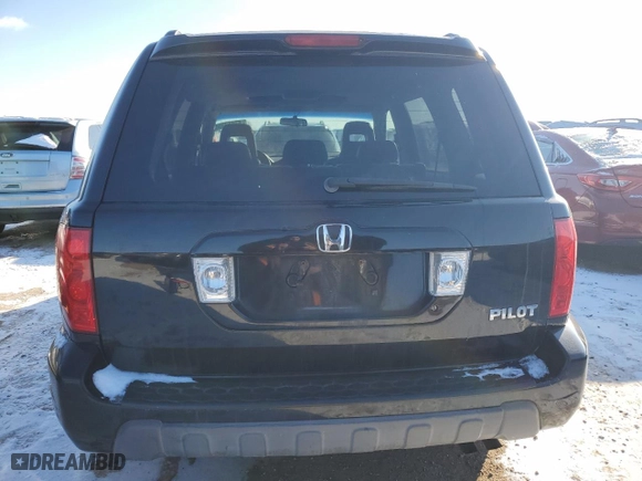 2005 Honda Pilot EX-L with RES with VIN 5FNYF18665B028247, listed as a Copart auction lot 87812355 with 211,331 mi miles and Salvage Title. Bid and sale history available at carsss.com. Image 6.