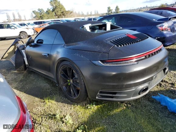 2020 Porsche 911 Carrera S with VIN WP0CB2A97LS262493, listed as a Copart auction lot 39210674 with 20,058 mi miles. Bid and sale history available at carsss.com. Image 2.