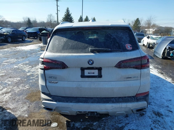 2023 BMW X5 xDrive45e with VIN 5UXTA6C00P9P14126, listed as a IAAI auction lot 41553162 with 36,654 mi miles. Bid and sale history available at carsss.com. Image 16.