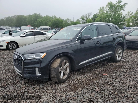 2020 Audi Q7 Premium with VIN WA1AJAF78LD011590, listed as a Copart auction lot 57129915 with 75,401 mi miles and Salvage title. Bid and sale history available at DreamBid. Image 1.