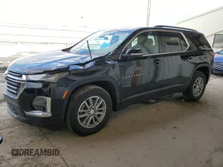 2022 Chevrolet Traverse LT Cloth with VIN 1GNERGKW8NJ107019, listed as a Copart auction lot 50339555 with 37,066 mi miles and Salvage title. Bid and sale history available at DreamBid. Image 1.